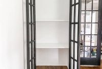Convert Bifold Closet Doors to French Doors and Install Shelving