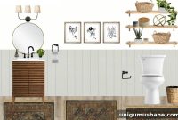California Casual Powder Room: Mood Board and Design Ideas