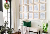 DIY Christmas Sheet Music Gallery Wall Decor