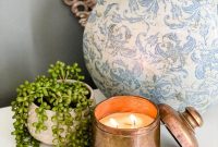 How to Make a Candle from a Thrifted Brass Canister