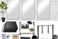 Home Gym Design Mood Board: DIY Workout Shed Progress