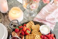 Valentine’s Day Breakfast Charcuterie Board for Two