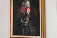 DIY Spooky Halloween Decor Using a Thrifted Picture Frame