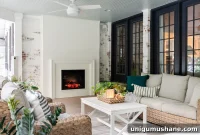 DIY Plaster Fireplace with Electric Insert Guide