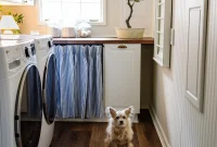 Narrow Laundry Room Layout That Maximizes Storage and Efficiency