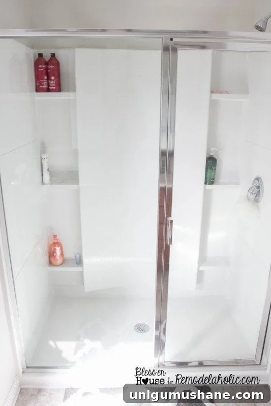 DIY Factory Window Shower Door | Bless'er House - The most epic builder grade home improvement project EVAH! So excited about this one.