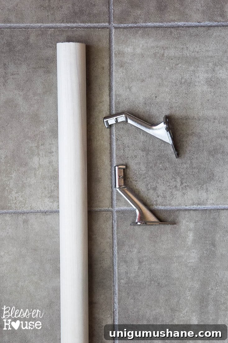 DIY Ballet Barre and How to Hang a Heavy Mirror | Bless'er House