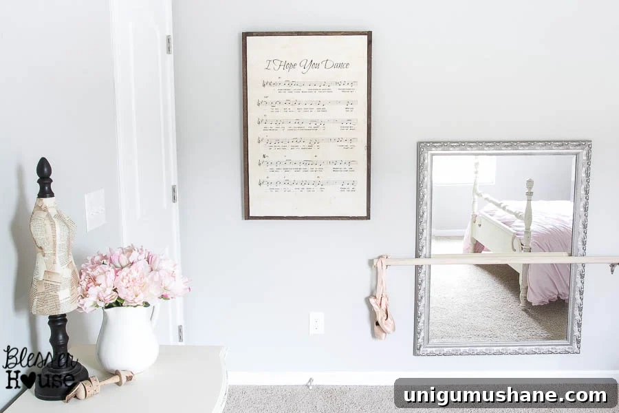 DIY Oversized Sheet Music Wall Art Tutorial 8 DIY Oversized Sheet Music Wooden Sign - RH Baby and Child KnockOff | Bless'er House