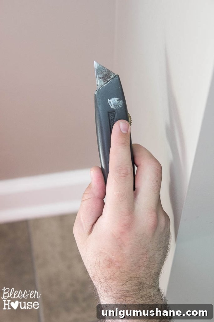 How to Remove Baseboards: A Beginner's DIY Guide 3 The DIY Newbie's Guide to Removing Baseboards | Bless'er House - Good to know for future reference!