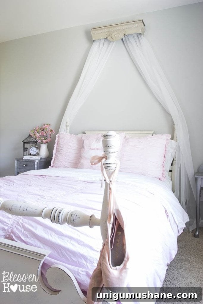 Transform a Repurposed Shelf into a Canopy Crown 8 DIY Canopy from a Repurposed Shelf | Bless'er House - This version is over $400 less than the RH Baby and Child version and looks nearly identical!