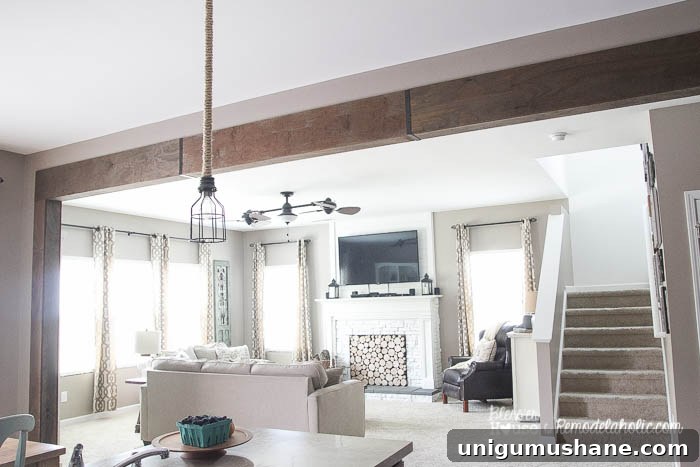 DIY Rustic Wood Beam Doorway: Installation Guide 6 DIY Wood Beam Doorway (5 of 10)