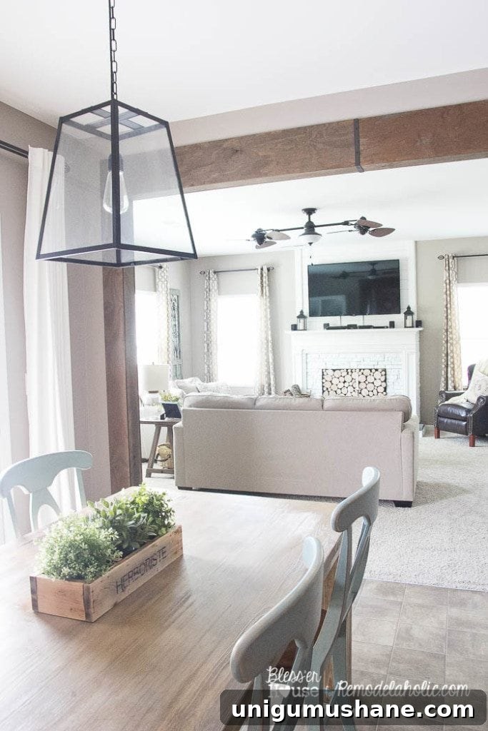 DIY Rustic Wood Beam Doorway: Installation Guide 9 DIY Wood Beam Doorway (10 of 10)