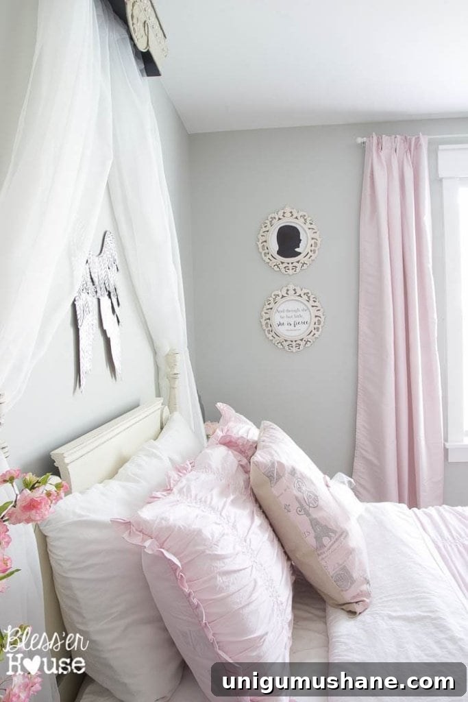 Ballerina-Themed Girl's Bedroom Makeover Reveal 11 Ballerina Girl Bedroom Makeover Reveal | Bless'er House - Such a sweet space on a budget!
