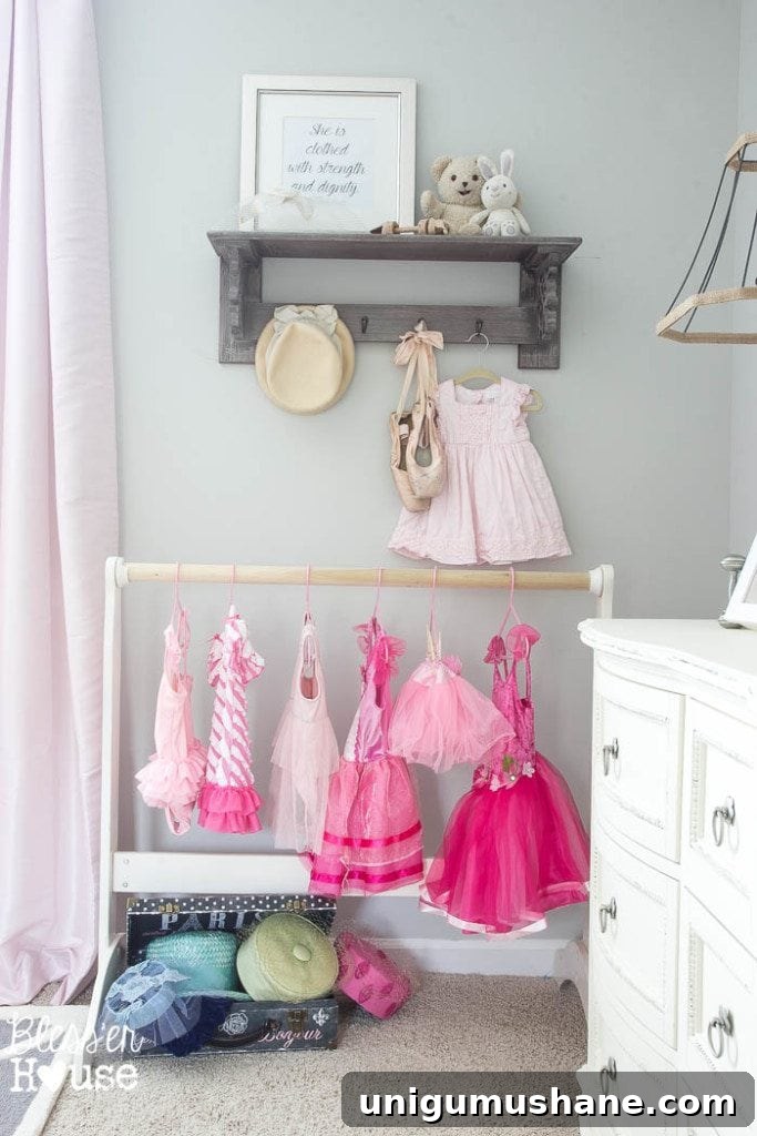 Ballerina-Themed Girl's Bedroom Makeover Reveal 22 Ballerina Girl Bedroom Makeover Reveal | Bless'er House - Such a sweet space on a budget!