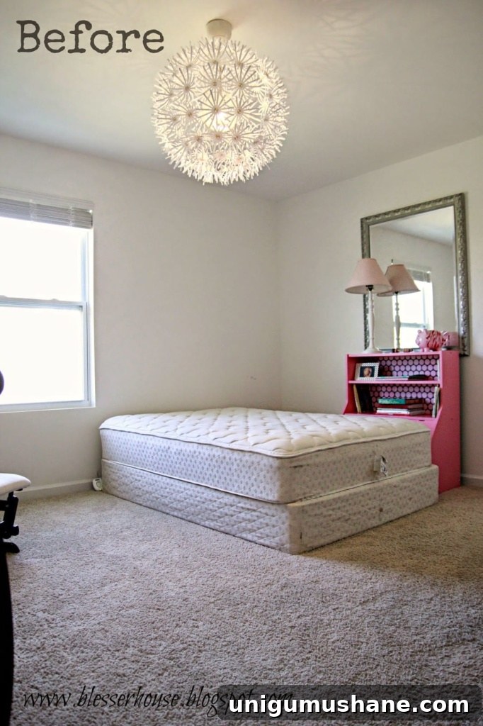 Ballerina-Themed Girl's Bedroom Makeover Reveal 4 Ballerina Girl Bedroom Makeover Reveal | Bless'er House - Such a sweet space on a budget!