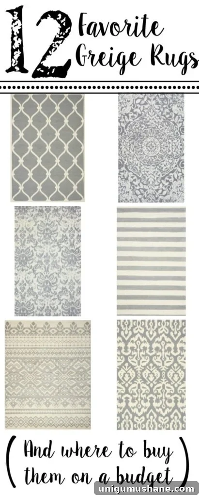 12 Greige Rugs You'll Love and Where to Buy on a Budget 2 12 Favorite Greige Rugs (And Where to Buy Them On a Budget) | Bless'er House