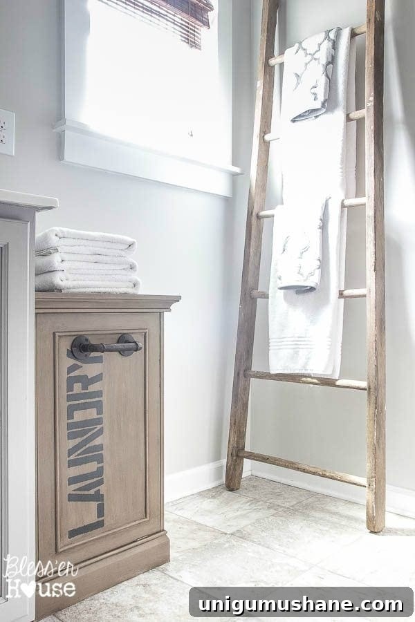 DIY Industrial Laundry Hamper Makeover 9 Industrial Style Laundry Hamper Makeover | Bless'er House