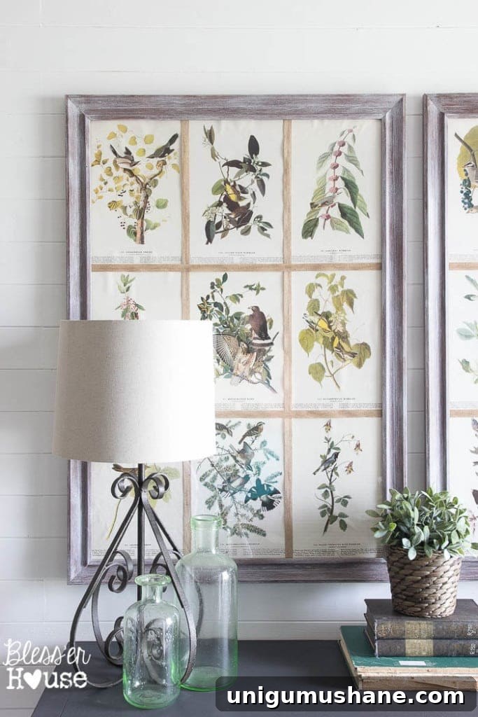 How to Create Botanical Art from Book Pages 10 DIY Book Page Botanical Art | Bless'er House - So pretty and cheap!