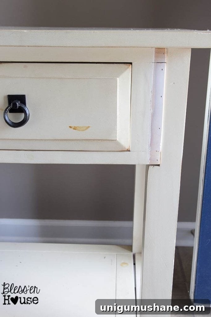 DIY Console Table Makeover: Foyer Reveal and Before After 4 Modern Farmhouse Foyer Makeover | Bless'er House