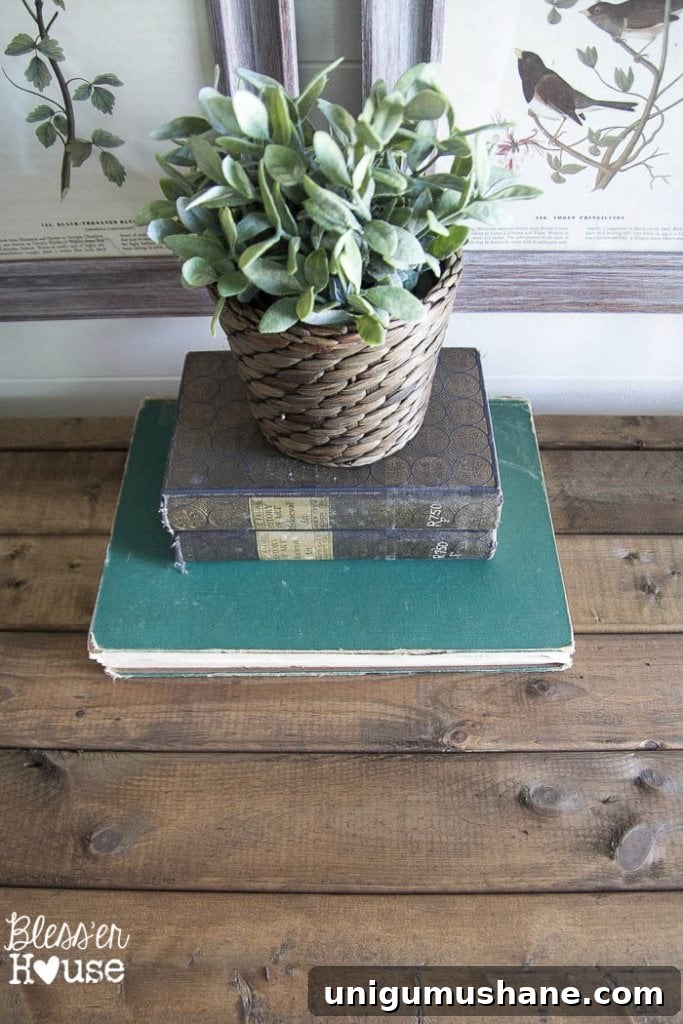 DIY Console Table Makeover: Foyer Reveal and Before After 7 Modern Farmhouse Foyer Makeover | Bless'er House