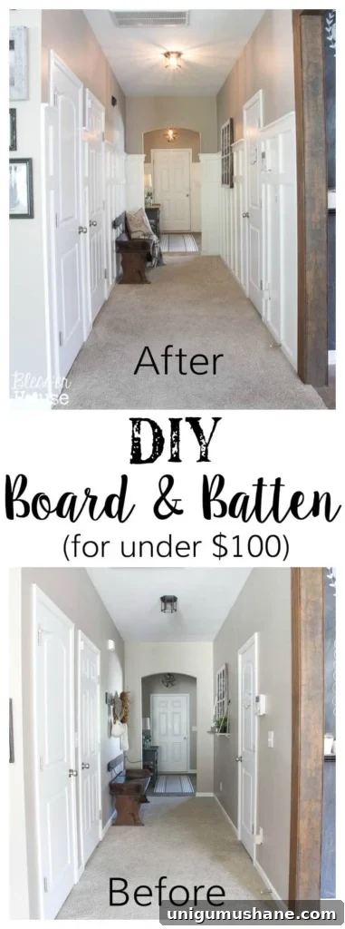 Affordable DIY Board and Batten: Step-by-Step Wall Tutorial 24 DIY Board and Batten for Under $100