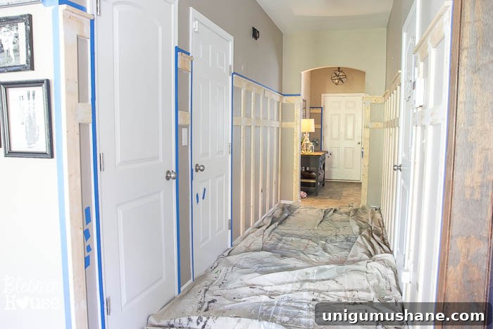 DIY Board and Batten Reveal with Glidden Paint Review 5 DIY Board and Batten for Under $100 | Bless'er House
