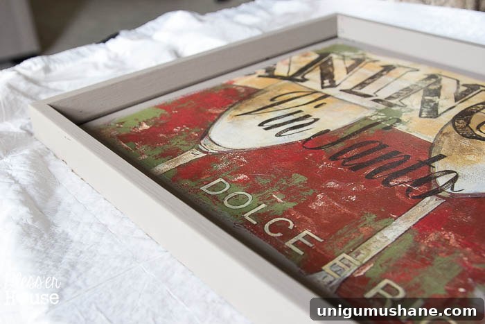 Turn Recycled Art into Typography Signs 4 DIY Typography Signs from Cast-Off Art | Bless'er House