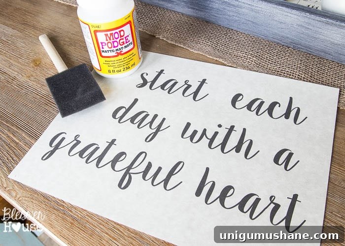 Turn Recycled Art into Typography Signs 6 DIY Typography Signs from Cast-Off Art | Bless'er House
