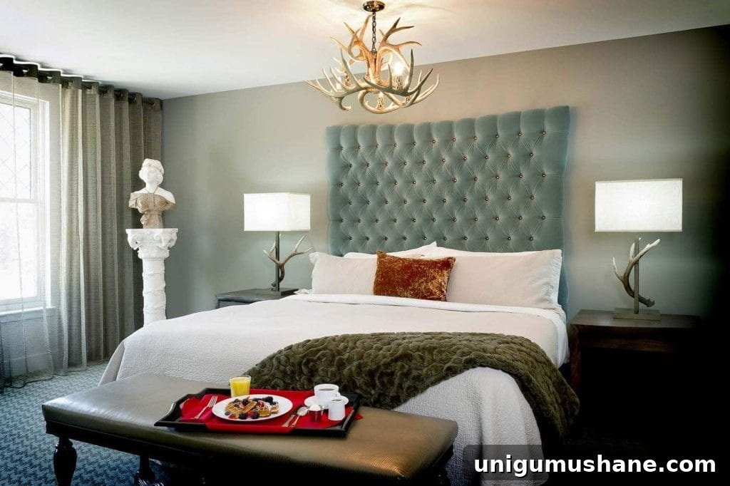 Modern Rustic Master Bedroom Design and Inspiration 14 Modern Rustic Master Bedroom Design Plan | www.blesserhouse.com