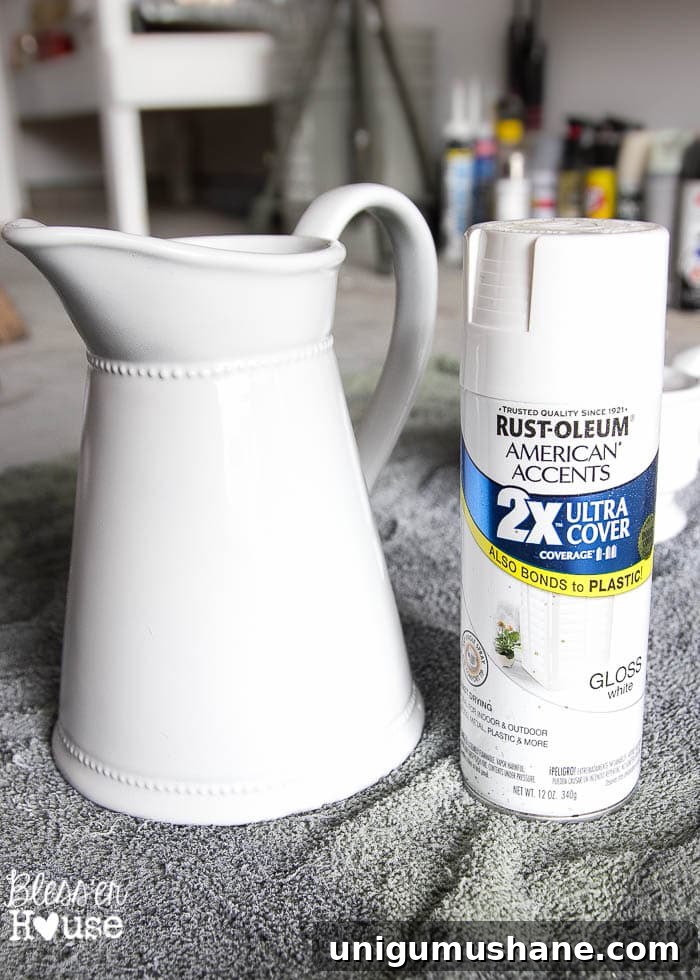 How to Make Thrift Store Finds Look Like Ironstone 4 How to Fake Ironstone from Thrift Store Finds | blesserhouse.com