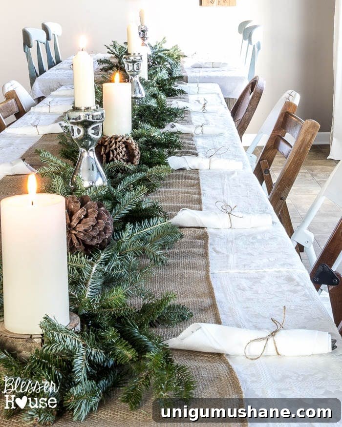 How to Set a Large Holiday Table on a Budget | blesserhouse.com