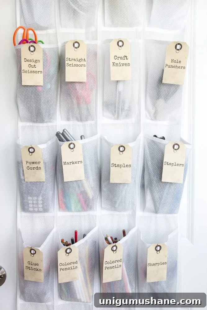 How to Organize a Craft Closet Like a Rockstar | blesserhouse.com