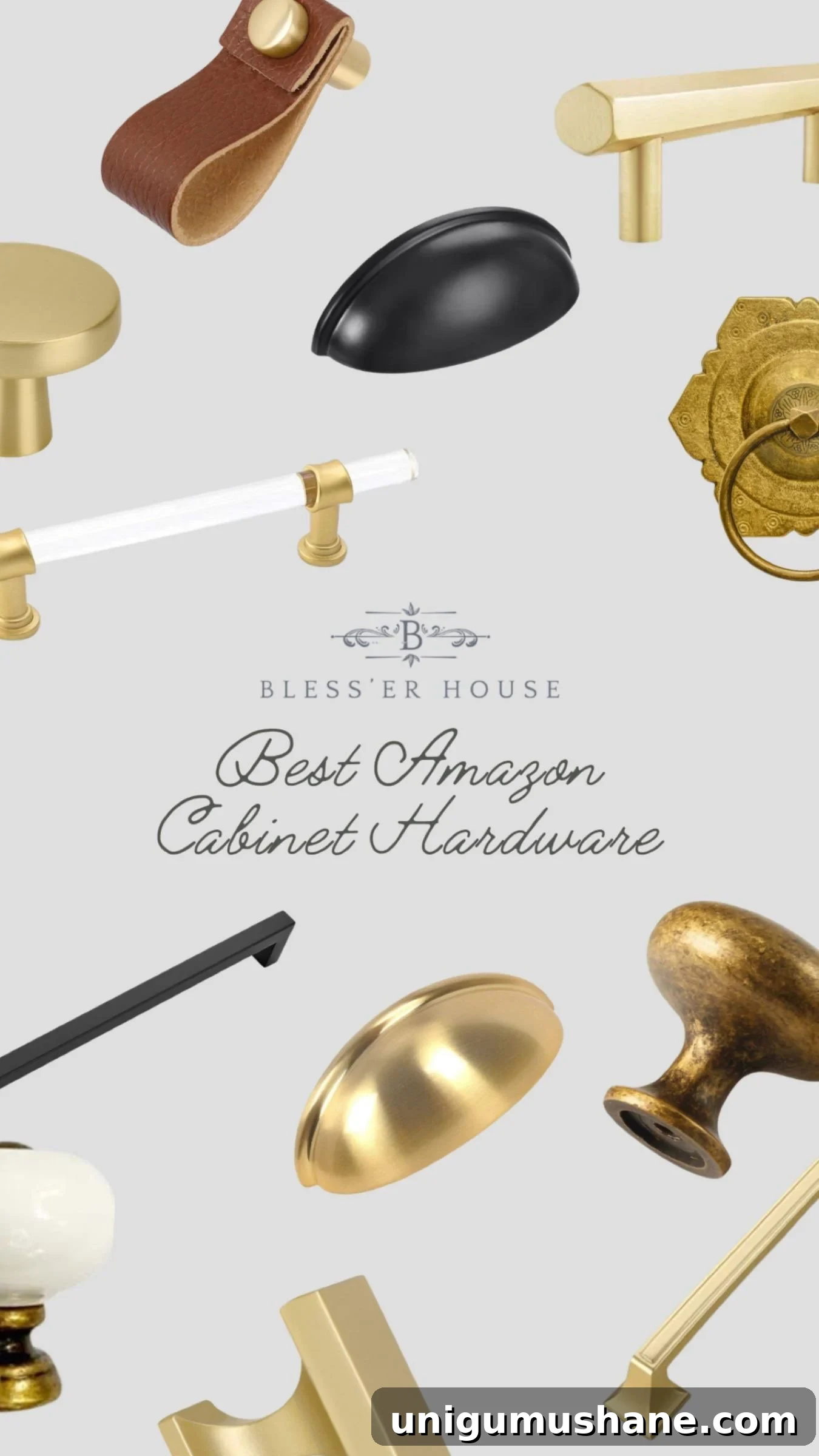 Where to Buy Furniture and Kitchen Cabinet Hardware 19 best Amazon cabinet hardware graphic