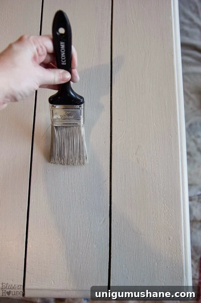 DIY Faux Planked Card Catalog Coffee Table | blesserhouse.com