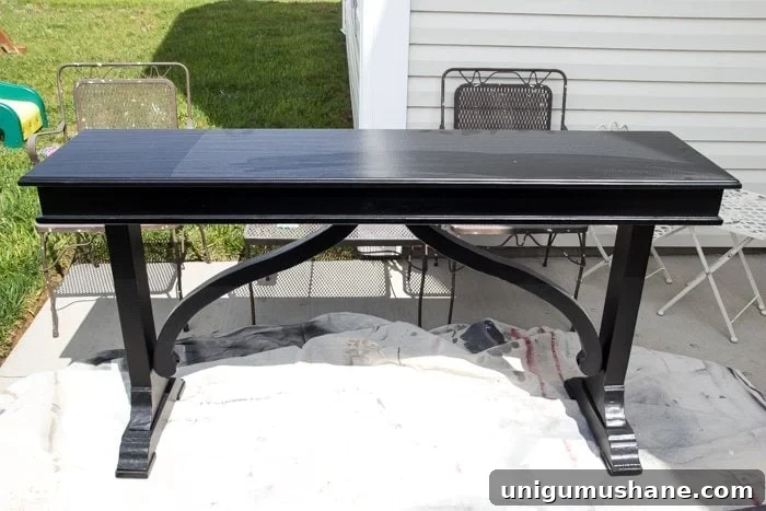 How to Paint Weathered Wood for a Distressed Finish 2 How to Create a Weathered Wood Look With Paint | blesserhouse.com - Quick and easy way to get a Restoration Hardware inspired look!