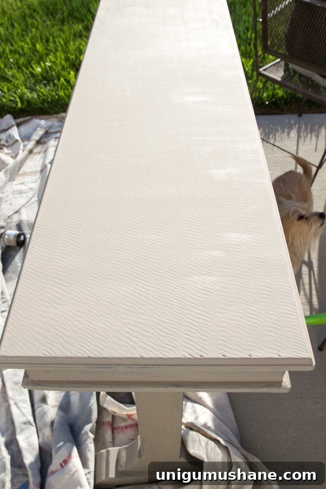 How to Paint Weathered Wood for a Distressed Finish 4 How to Create a Weathered Wood Look With Paint | blesserhouse.com - Quick and easy way to get a Restoration Hardware inspired look!