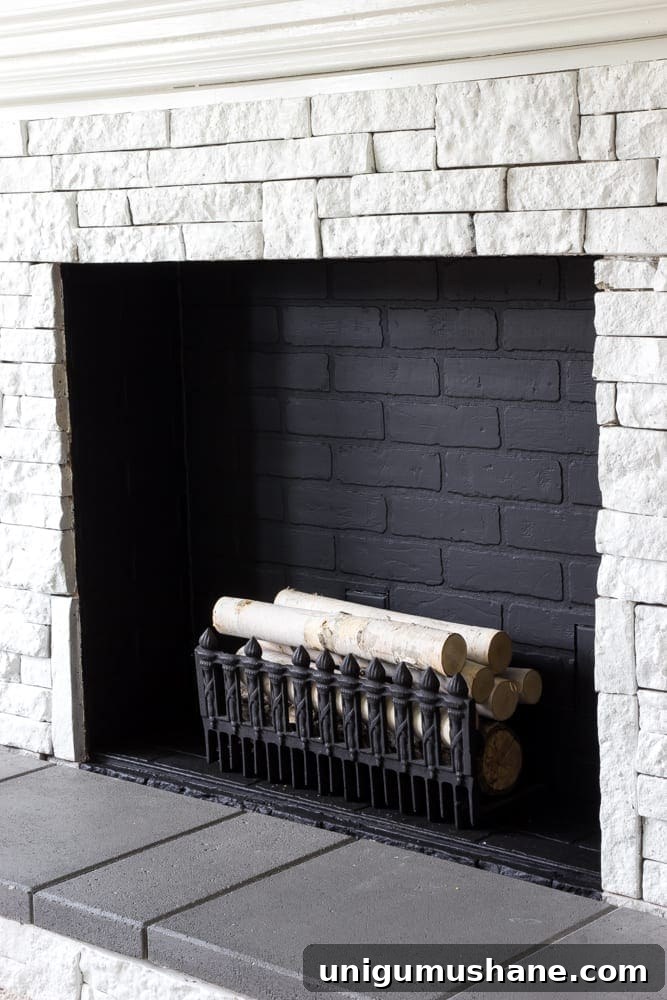 Modern DIY Faux Fireplace Makeover 14 DIY Faux Fireplace Updated | blesserhouse.com - This fireplace looks so real and it cost about $600 to build!