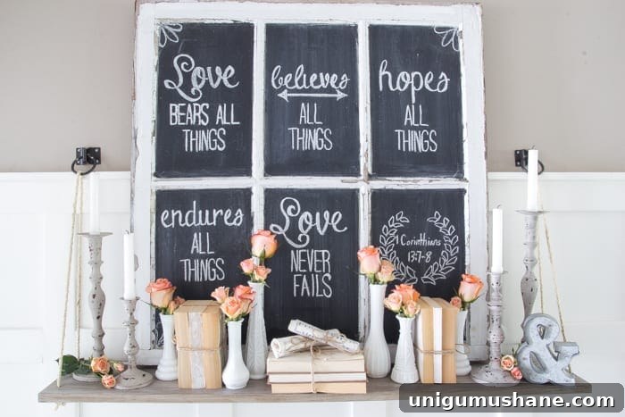 18 Affordable DIY Wall Decor Ideas to Transform Any Room 16 old window turned into a chalkboard