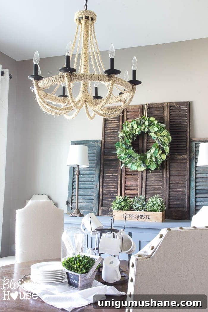 18 Affordable DIY Wall Decor Ideas to Transform Any Room 4 using old shutters as wall decor
