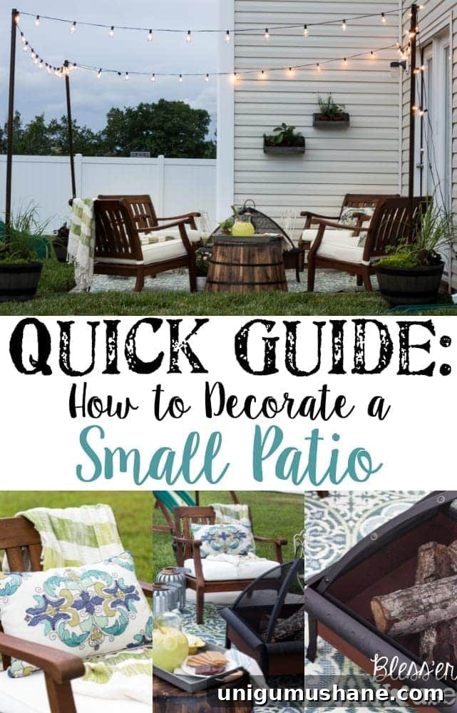 Small Patio Decorating Ideas to Maximize Space 18 How to Decorate a Small Patio