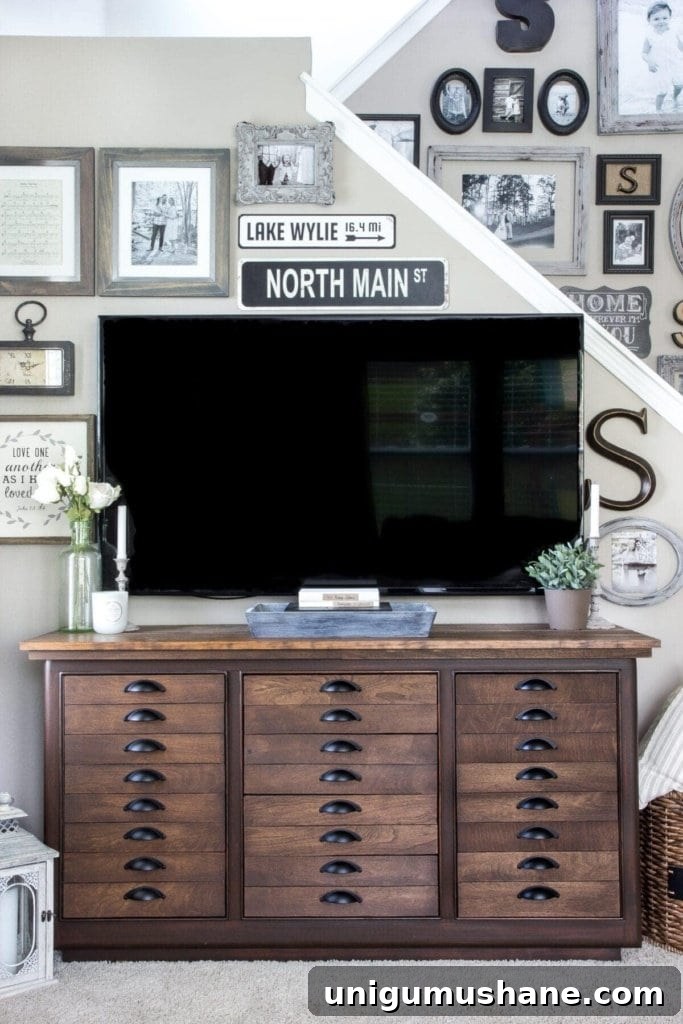 How to Decorate Around Your TV Without Sacrificing Style 8 Decorating Around a TV | blesserhouse.com