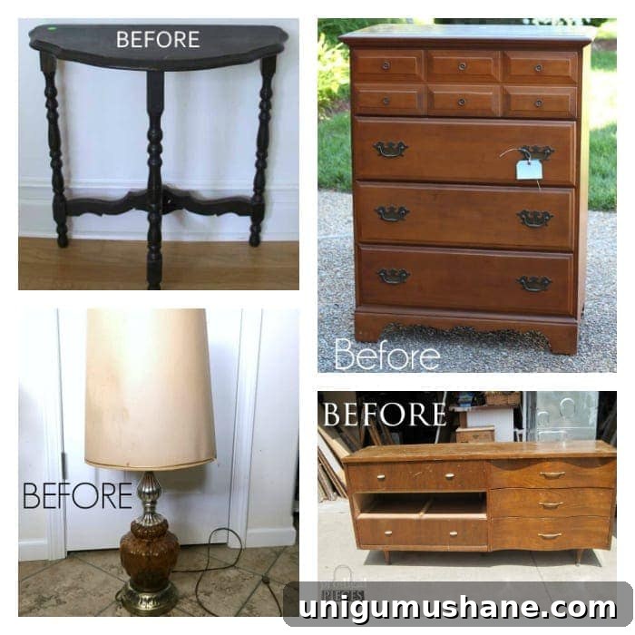 DIY Faux Rust Finish for a Vintage Scale Makeover 11 t2t collage