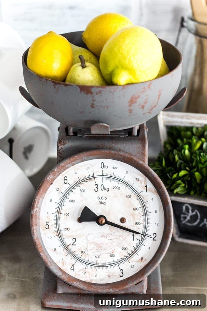 DIY Faux Rust Finish for a Vintage Scale Makeover 9 Faux Rusted Vintage Scale Makeover | blesserhouse.com - How to create a faux rust finish with paint on a steel kitchen scale.