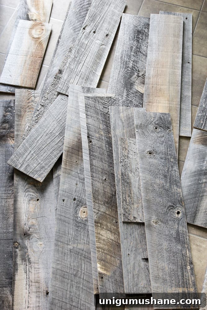 How to Build a Reclaimed Wood Home Bar 3 DIY Reclaimed Wood Bar | blesserhouse.com - A quick and easy tutorial to get a rustic reclaimed look on a kitchen bar with Stikwood.