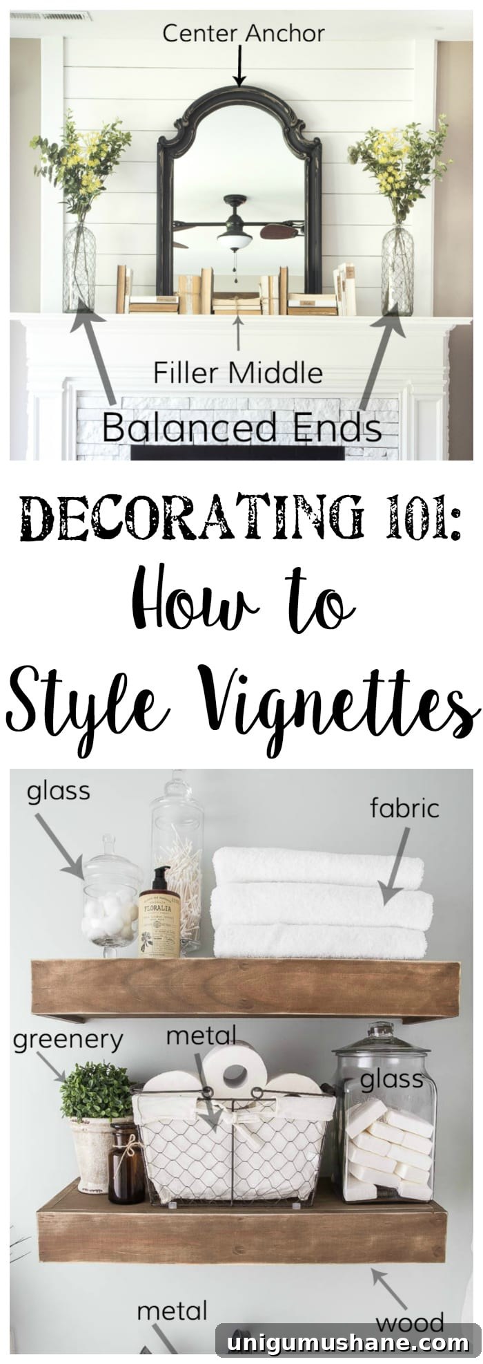 Decorating 101 How to Style Vignettes