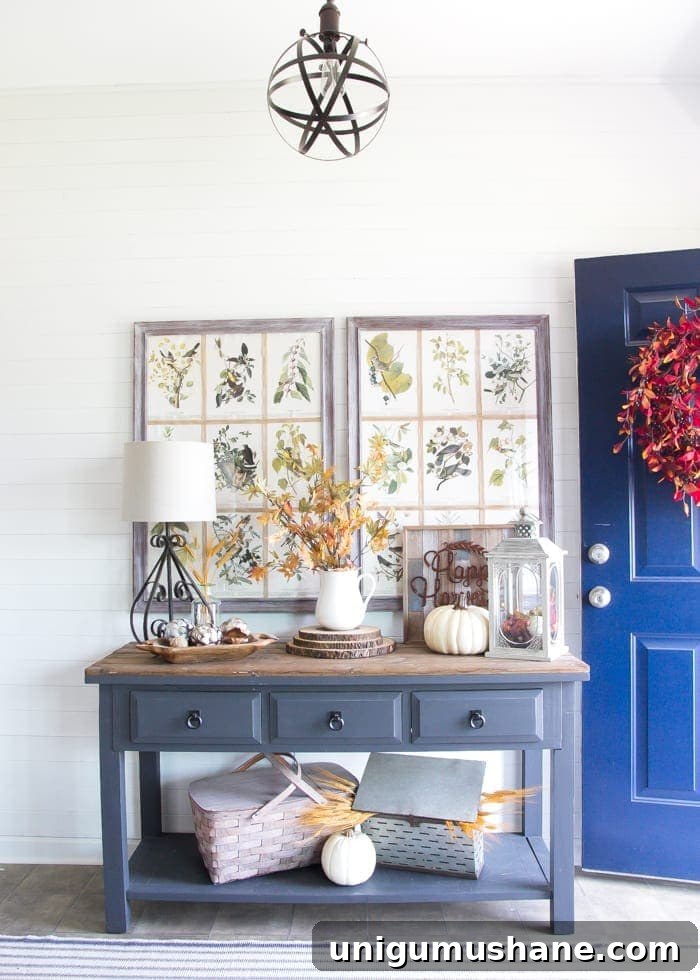 2016 Fall Home Tour: Cozy Seasonal Decor Ideas 2 Fall Home Tour 2016 | blesserhouse.com - Tips and tricks for how to incorporate fall decor easily and inexpensively in your home.