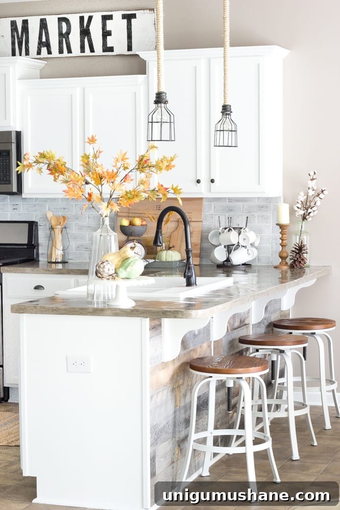2016 Fall Home Tour: Cozy Seasonal Decor Ideas 9 Fall Home Tour 2016 | blesserhouse.com - Tips and tricks for how to incorporate fall decor easily and inexpensively in your home.