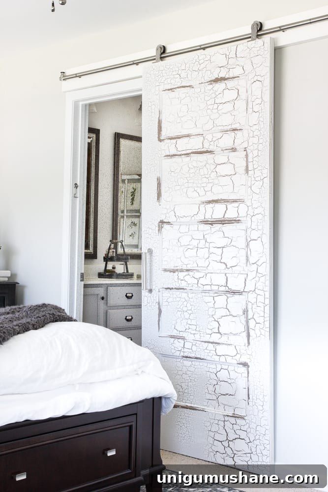 Rustic Modern Master Bedroom Makeover and Decor Sources 8 Rustic Modern Master Bedroom Reveal + Sources | blesserhouse.com - A plain white, boring builder grade space gets a rustic modern master bedroom makeover using DIY home improvement tricks and decor shopping on a budget.