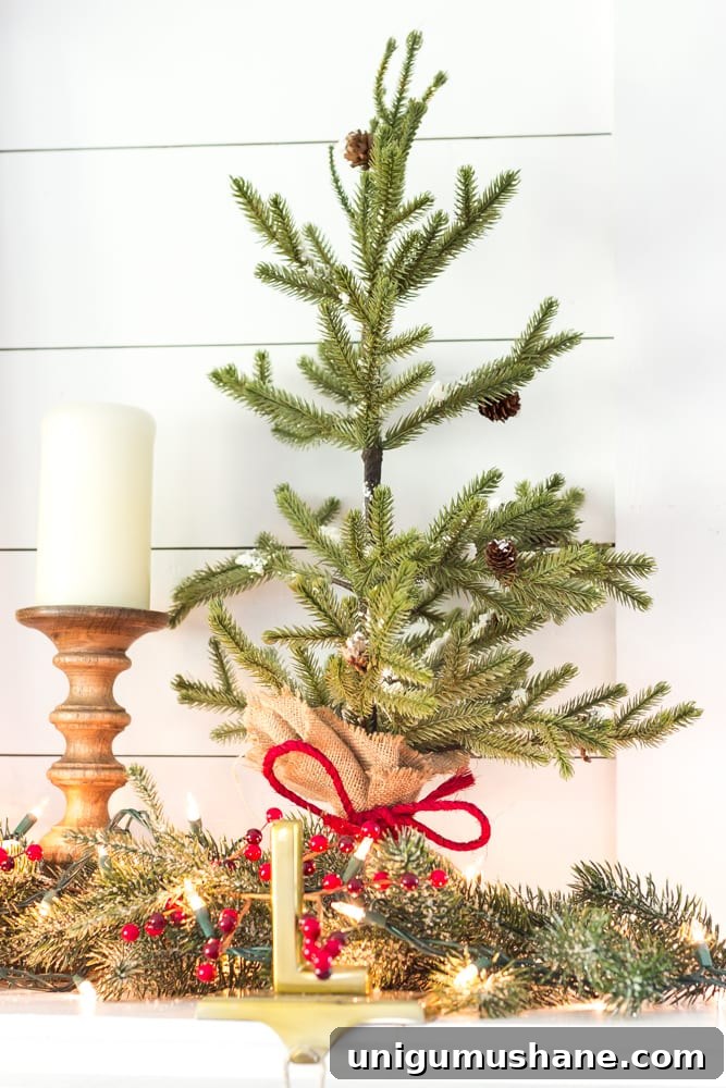 Cozy Christmas Living Room Tour with Holiday Decor Ideas 17 Rustic farmhouse Christmas decor with meaningful holiday details and a cozy living room atmosphere.