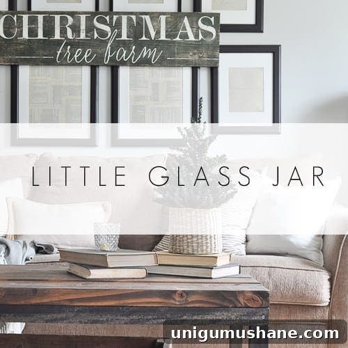 Cozy Christmas Living Room Tour with Holiday Decor Ideas 20 Cozy Christmas living room tour closing image with farmhouse holiday inspiration.